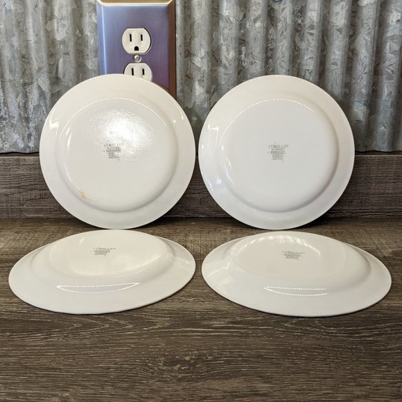 CORELLE SWIRL "CHUTNEY" FRUIT PATTERN SET OF (4) Salad/Bread/Dessert PLATES USA - Picture 6 of 9